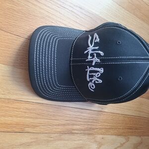 Salt Life Black and White Stitch Hat